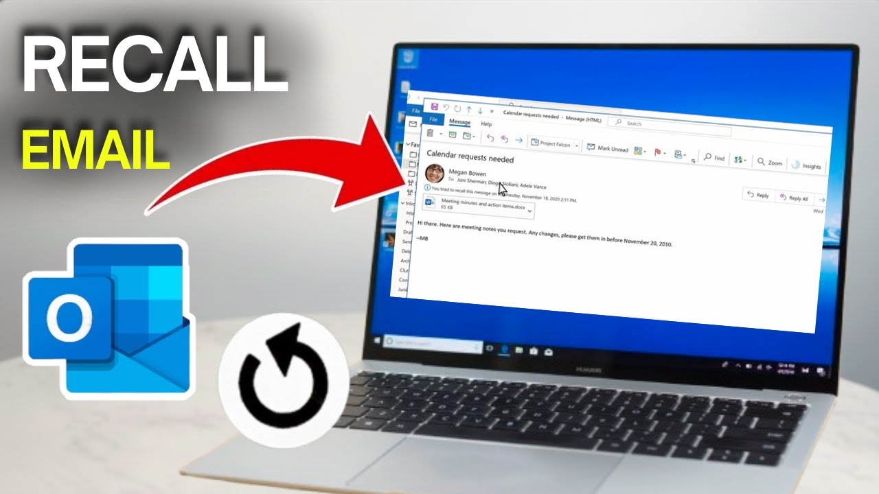 Как отозвать электронное письмо в Outlook &mdash; (Отмена отправки письма) Простое руководство