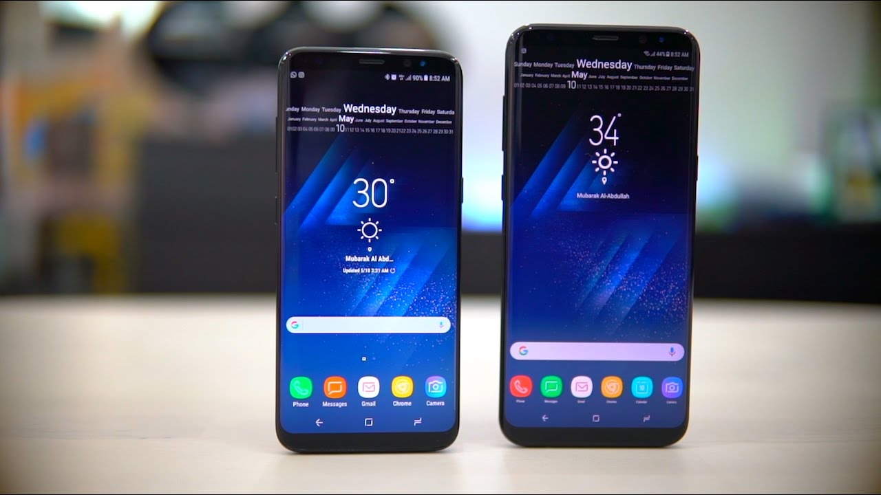 Samsung Galaxy S8 Vs S8+ ‏مقارنة بين أجهزة