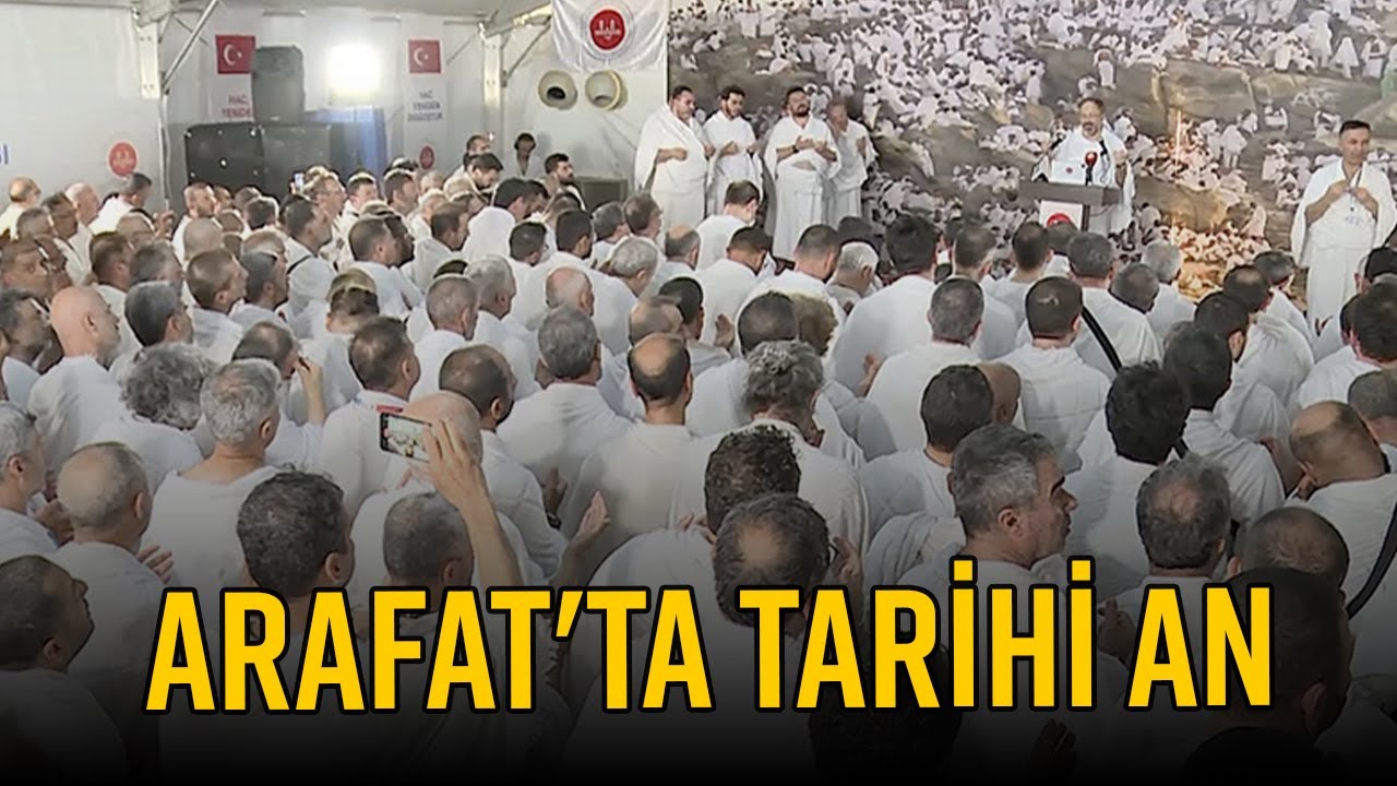 Diyanet İşleri Başkanı Ali Erbaş, Arafat'ta Vakfe duası yaptı!