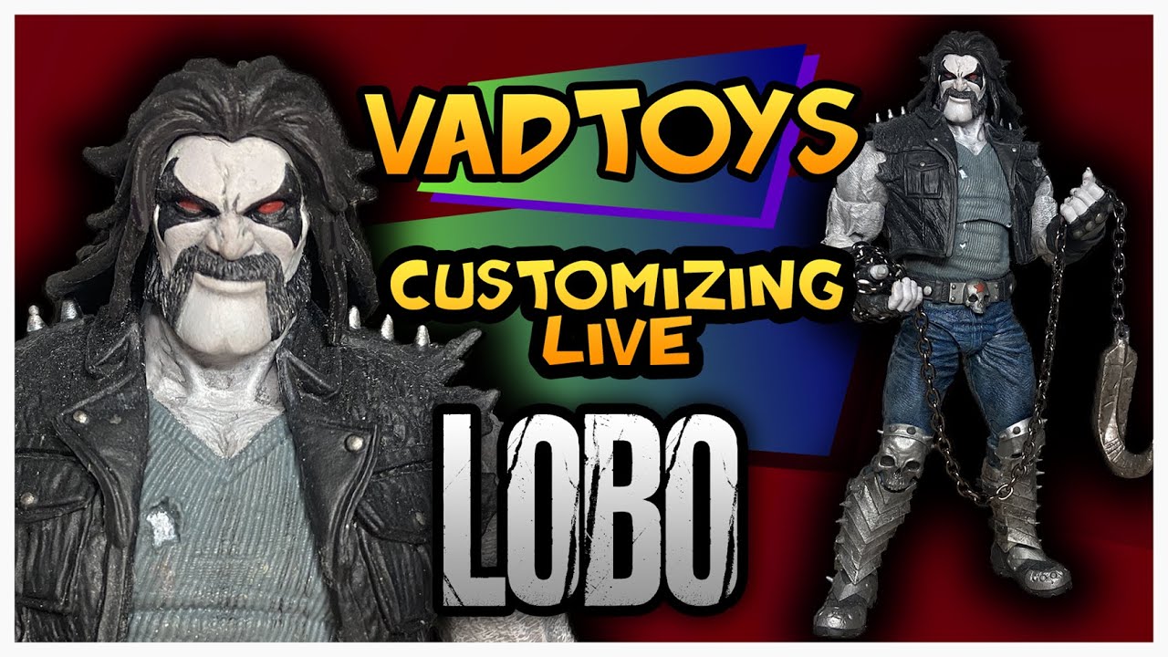 Customizing Live - Lobo McFarlane DC Multiverse Custom Head Resculpt Figure