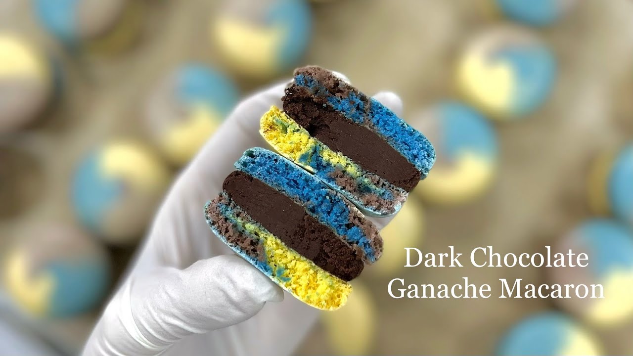 Fool proof, Dark Chocolate Ganache Macarons