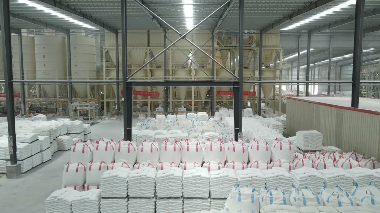 Live shooting of superfine calcium powder factory, own mine, stable supply to the world#greenfactory