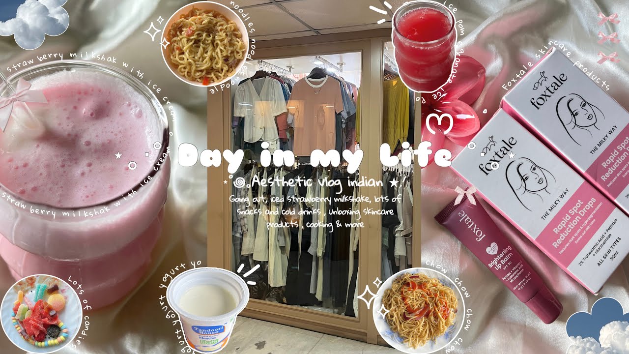 Day in my life ♡ | Aesthetic vlog Indian🌷| Shopping,cold drinks #minivlog #weeklyvlog #explore #food