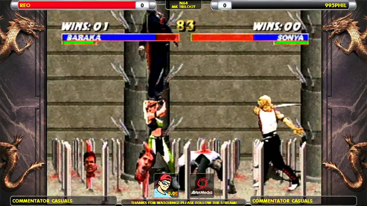 REO vs. 995 Phil N64 MK Trilogy Casuals - Tom Brady on the Mic - 11 / 12