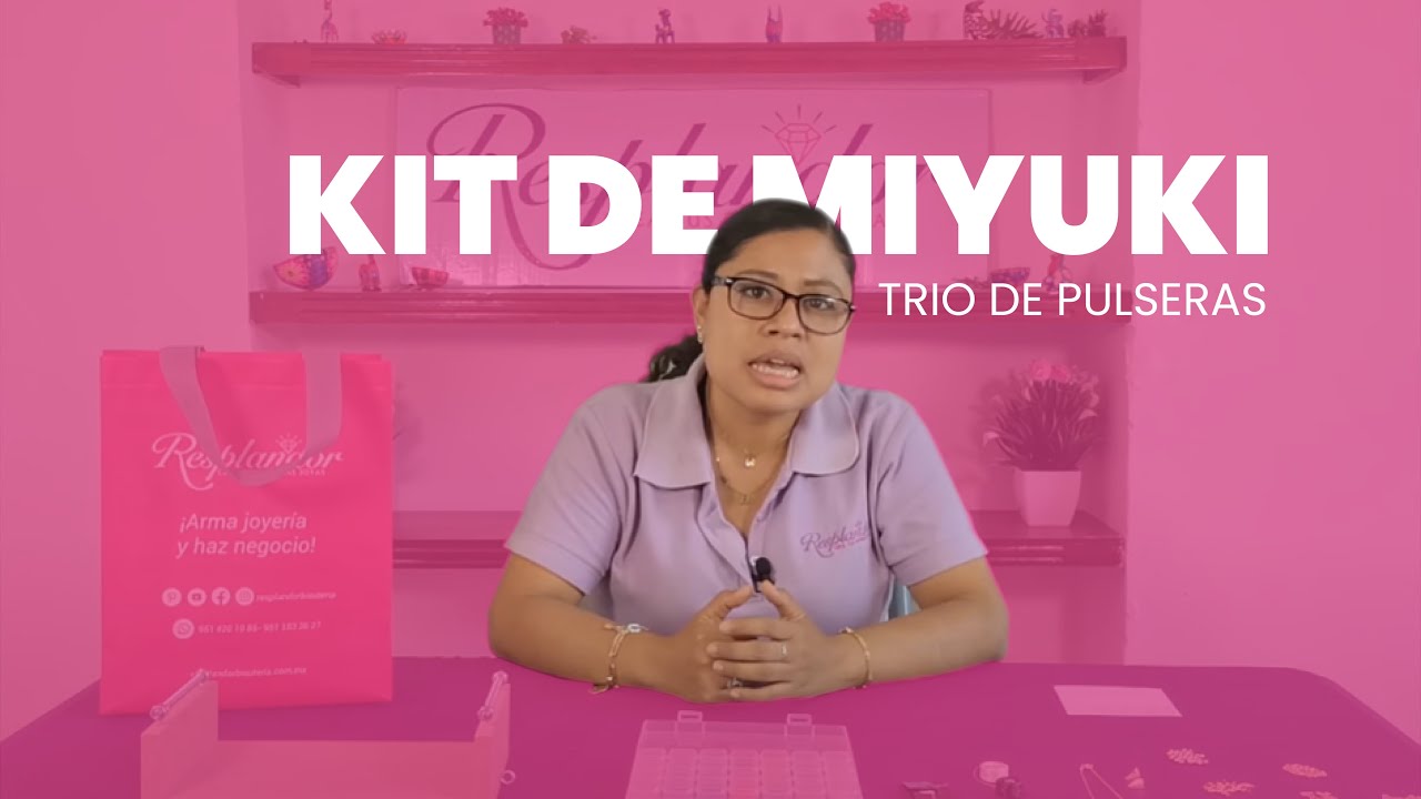 KIT DE MIYUKI: Clase # 1 Trio de pulseras en telar