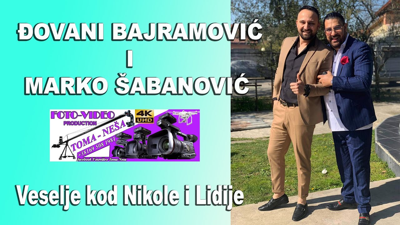 Djovani i Marko Sabanovic EXTRA veselje kod Nikole i Lidija- studio Toma Nesa