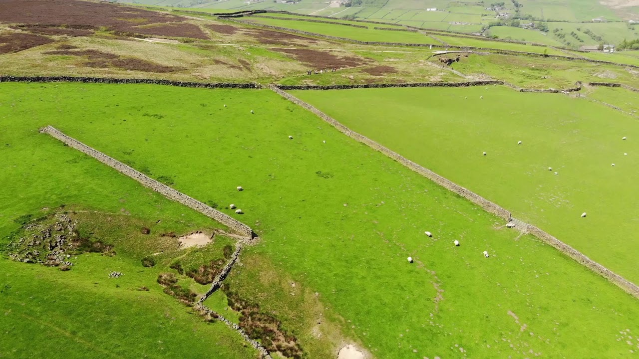 Haworth Moor and Top Withens DJI Mavic Air Compilation