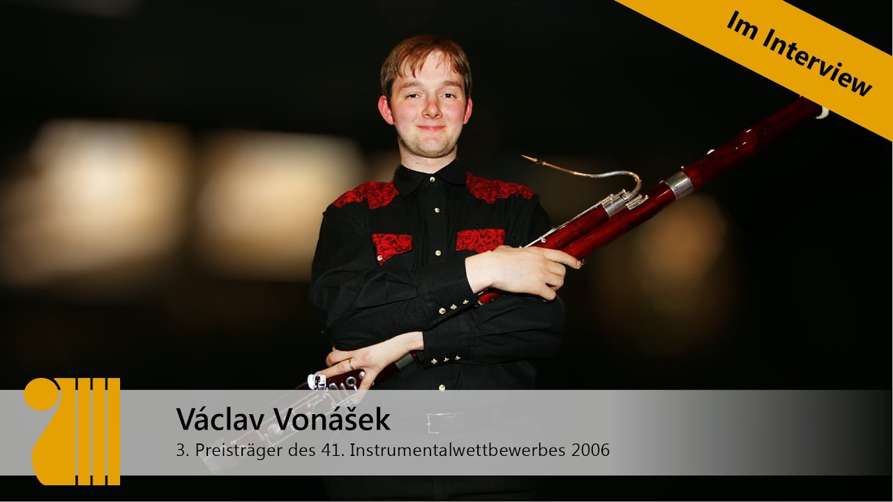 Václav Vonášek - Bassoon | Interview | 3rd Prize 2006 | Markneukirchen Competition