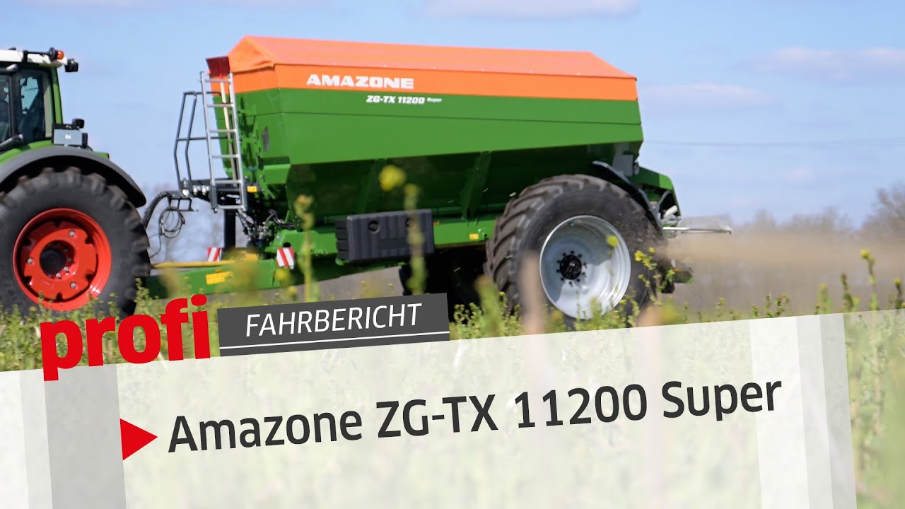 Anhängestreuer Amazone ZG-TX 11200 Super | profi #Fahrbericht