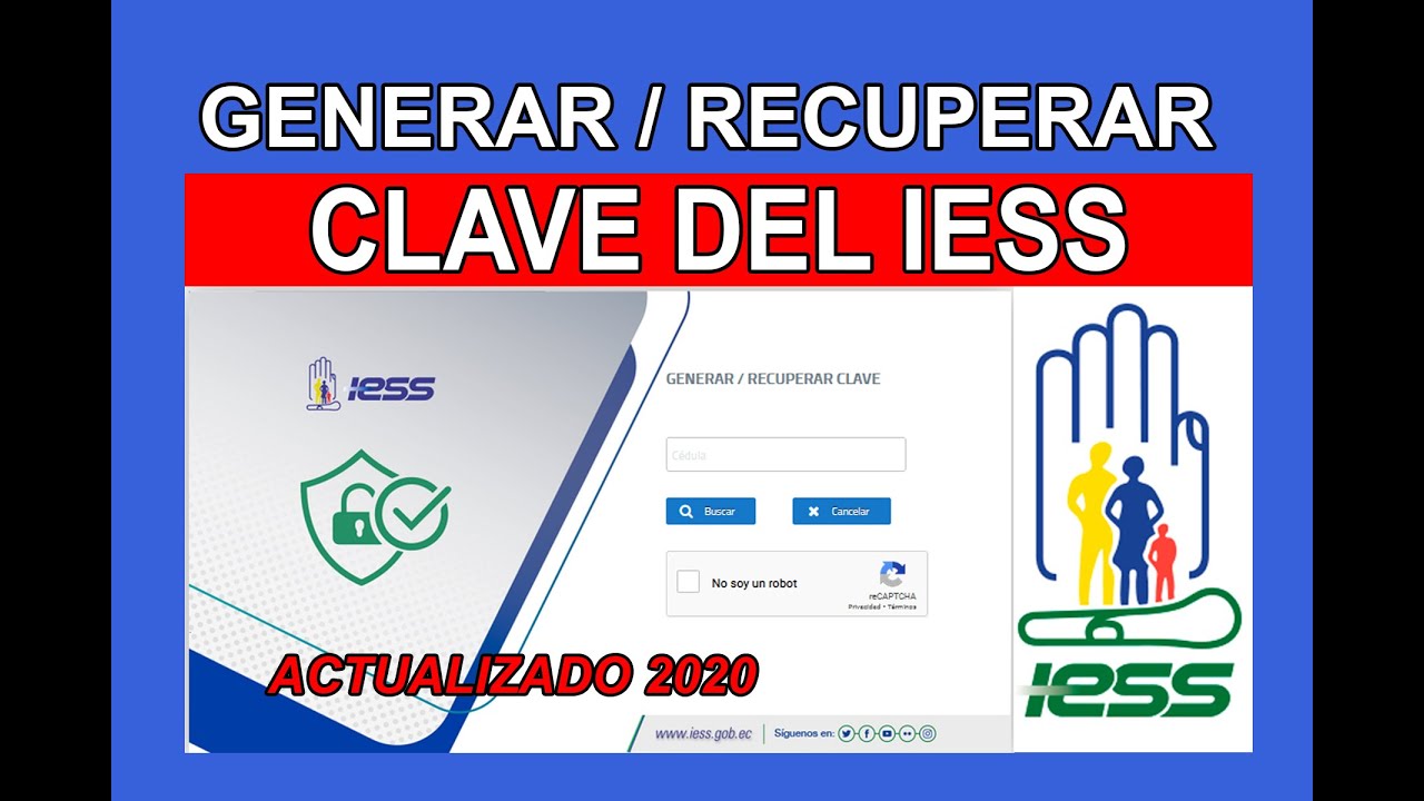 ✅Como 🔐GENERAR / RECUPERAR la clave del #IESS #BIESS 💻en línea💻