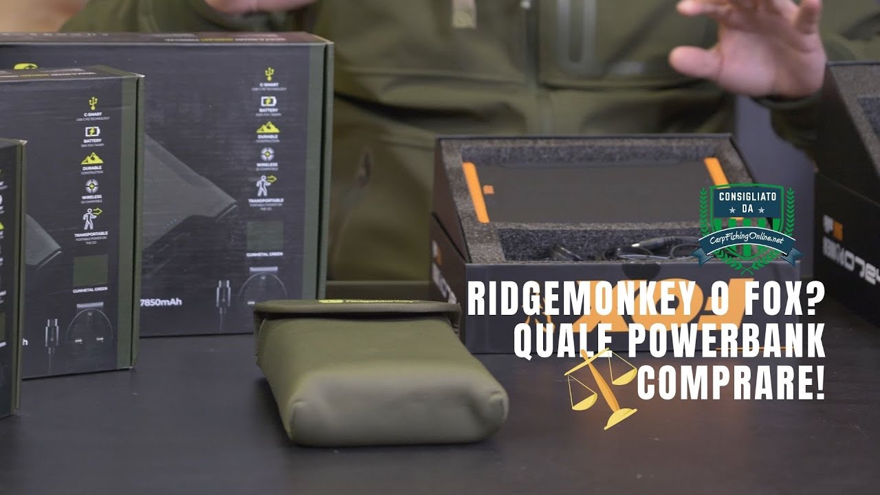 Powerbank Fox o RidgeMonkey? quale comprare? | Consigliato da Carpfishingonline #21
