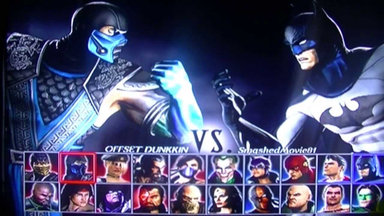 mortal kombat vs dc universe  online rank matches #1  batman action baby !!!! HD