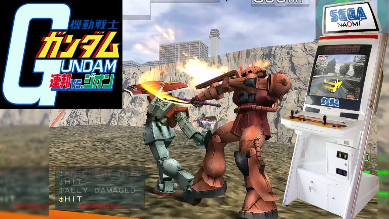 連ジ無印 - Mobile Suit Gundam: Federation vs. Zeon - Char's Zaku II(Gun) - Zeon Solo - Arcade Longplay