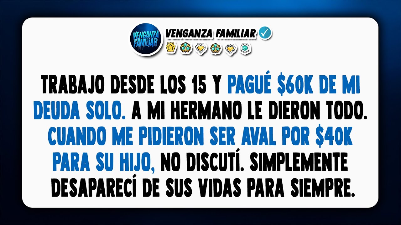 En la cena, mis padres me dieron un préstamo de $40k. No sabían que ya tenía mi pasaje.