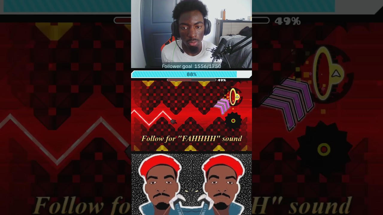 80% Nine Circles  #kmlamar3  #clips #livestreaming #gaming  #reaction #geometrydash