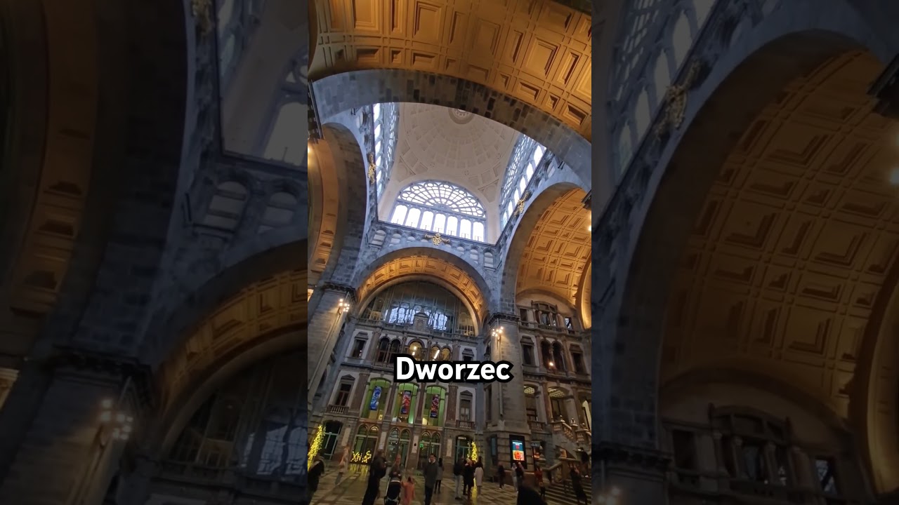 Antwerpia Dworzec gł&oacute;wny #travel #ciekawemiejsca #francja #antwerpia @podrozenaweekend