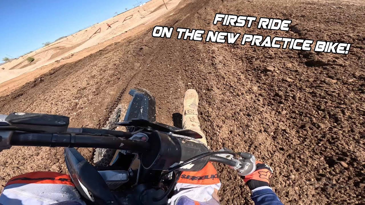 1st Ride On The Fresh KTM 125 Practice Bike!! *Gopro Footage*
