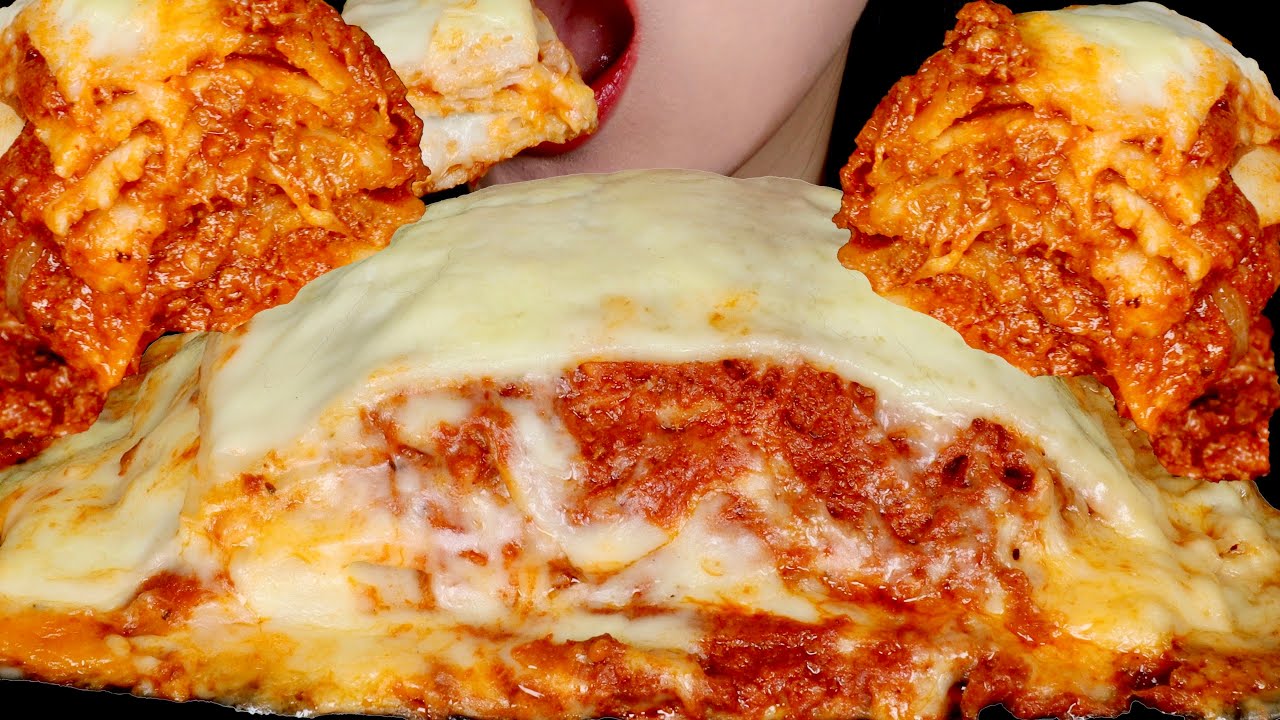 ASMR Cheese Lasagna 치즈 라자냐 Mukbang Eating Sound