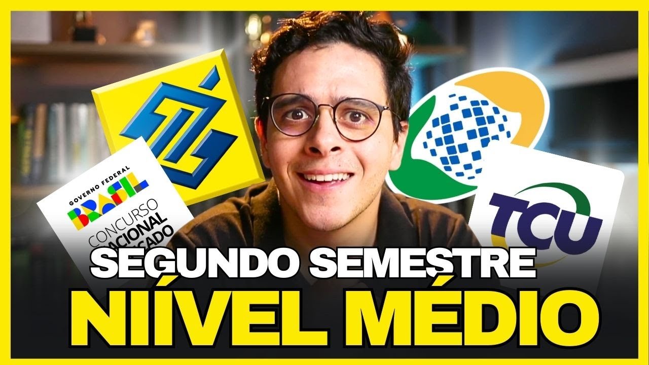 5 CONCURSOS de N&Iacute;VEL M&Eacute;DIO para PASSAR em 2025 e 2026
