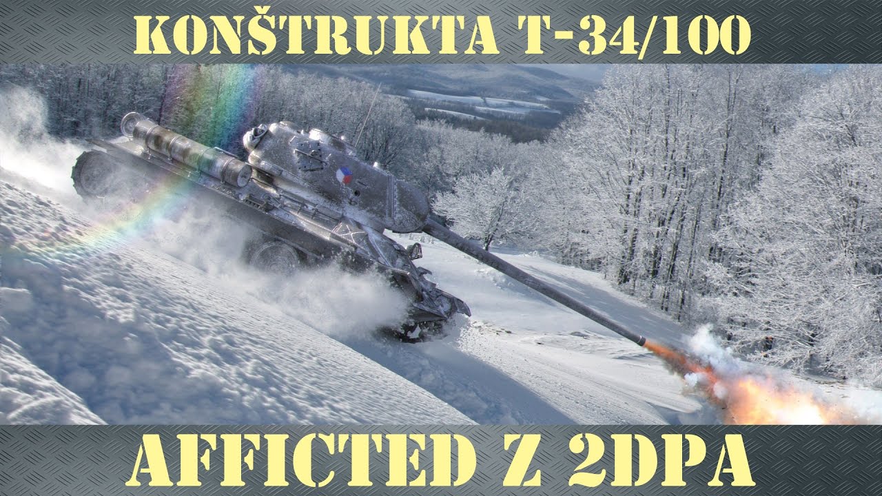 T-34/100 i Afficted z 2DPA, czyli czechosłowacka kopia 