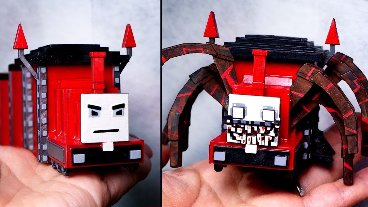 Making Minecraft Choo-Choo Charles Sculpture Timelapse