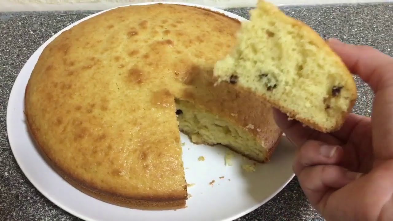 Cake à l'épeautre et au pepite de chocolat - Facile et délicieux 😋