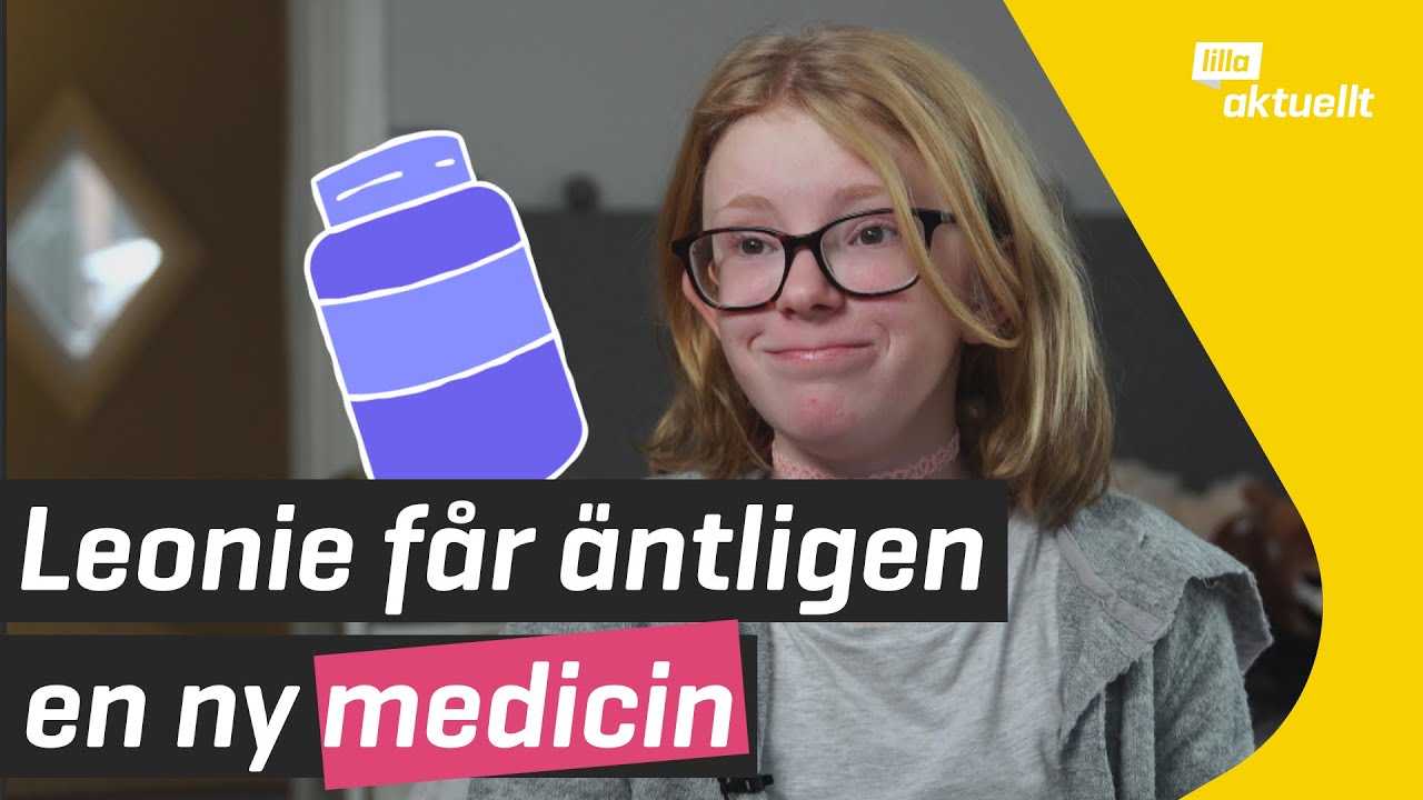 Leonie har cystisk fibros | Lilla Aktuellt