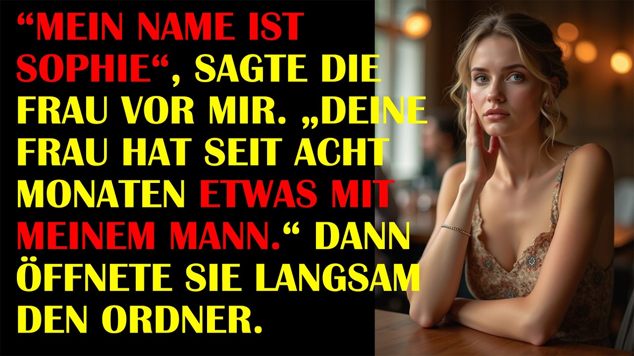 MEIN NAME IST SOPHIE… UND DEINE FRAU HAT SEIT 8 MONATEN EINE AFFÄRE MIT MEINEM MANN