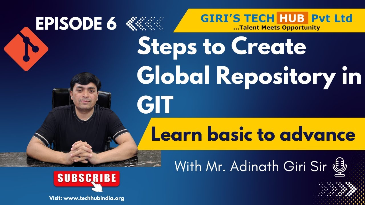 Step-by-Step Guide to Create a Global Repository in GitHub | Giri's Tech Hub