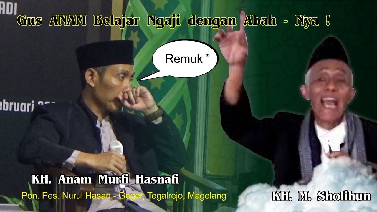 Pengajian KH ANAM MURFI HASNAFI [ Putra KH M. SHOLIHUN ], Pendidikan Anak tergantung Peran Orang Tua