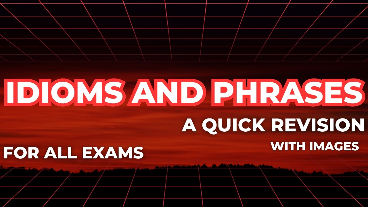 Idioms and phrases with Images || Most important idioms