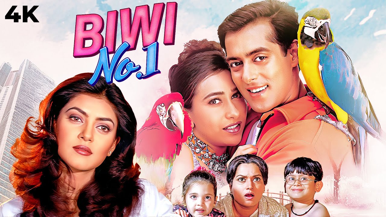 Biwi No. 1 Full Movie (4K) Salman Khan & Karisma Kapoor | Sushmita Sen | Comedy Bollywood Movies