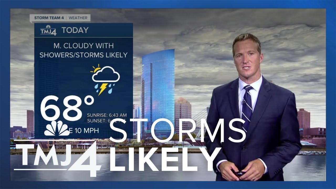 Southeast Wisconsin weather: Mostly cloudy Tuesday with rain, thunderstorms likely