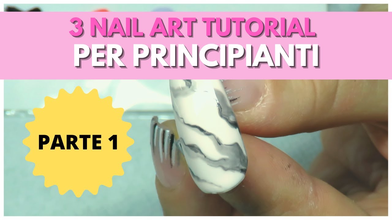 3 idee nail art per principianti - parte 1
