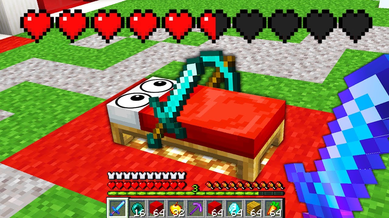 Minecraft Bedwars but my bed is my friend..