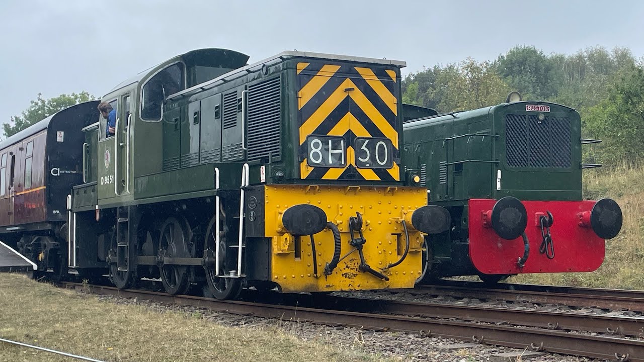 Trains at chasewater railway 60 and railway 200 gala 2025