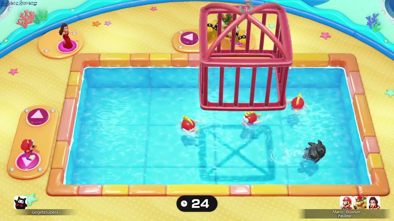 Super Mario Party Jamboree Cage Catch Minigame Master CPU - GogetaSuperx