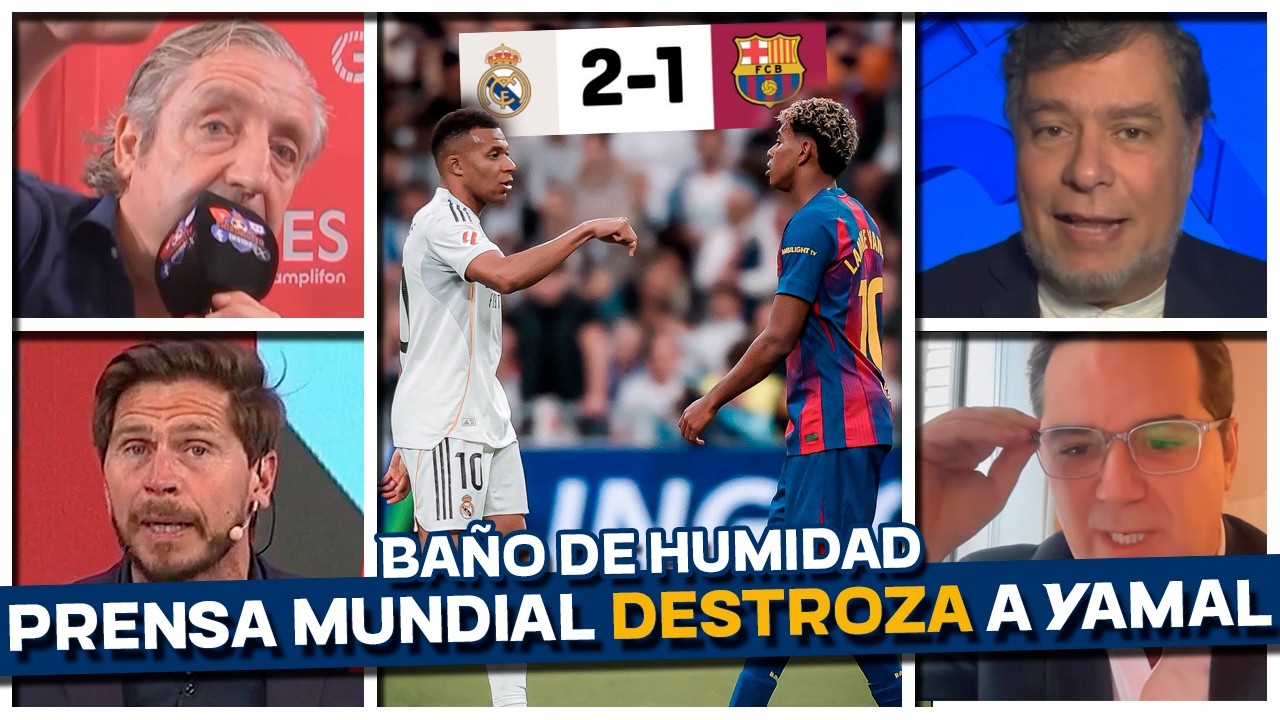 😬 ¡Lección de humildad! La prensa mundial pone en su sitio a Yamal