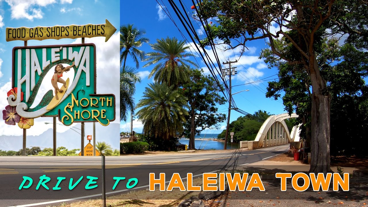 Waikiki to Haleiwa Town | Haleiwa, North Shore, Oahu 🌈 Hawaii 4K Driving