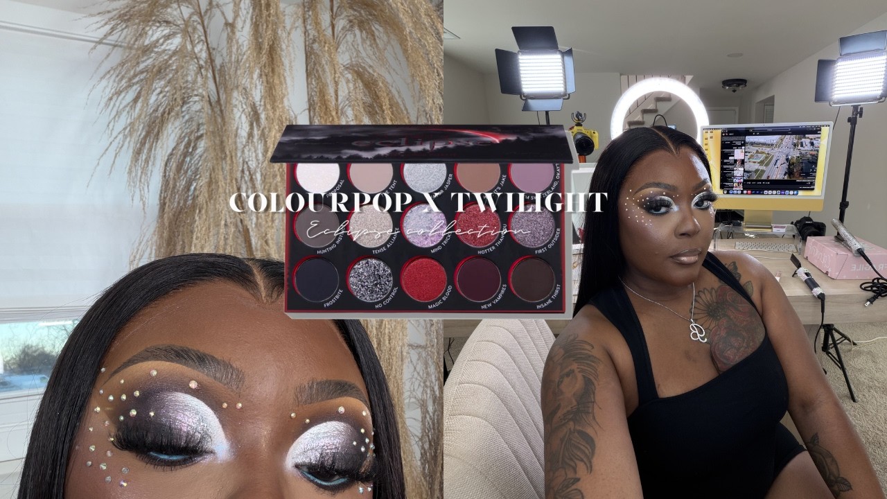 НОВАЯ❗️КОЛЛЕКЦИЯ COLOURPOP X TWILIGHT ECLIPSE | ПОЛНЫЙ УРОК ПО НАНЕСЕНИЮ МАКИЯЖА НА ЛИЦО.