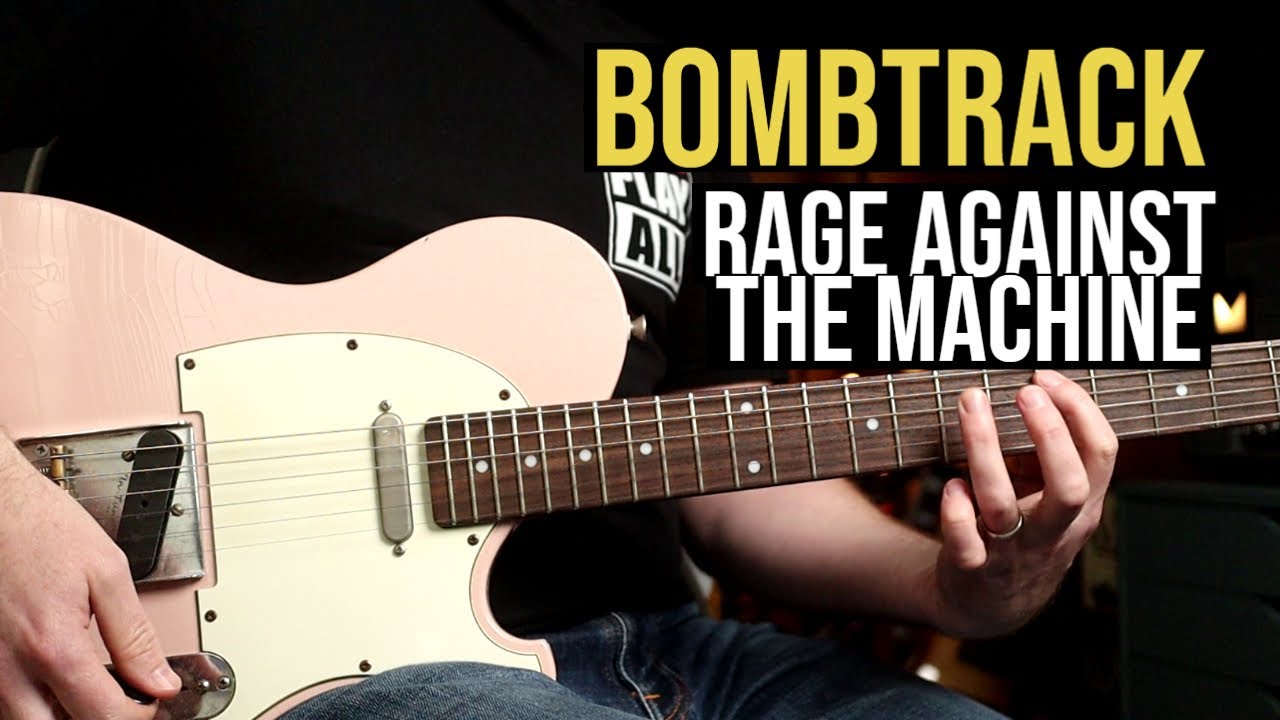 Как играть «Bombtrack» группы Rage Against The Machine | Урок игры на гитаре