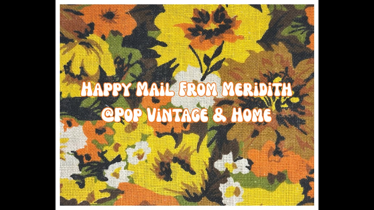😊📬 I GOT HAPPY MAIL from MERIDITH @PopVintageHome #happymail #junkjournaling #junkjournalsupplies