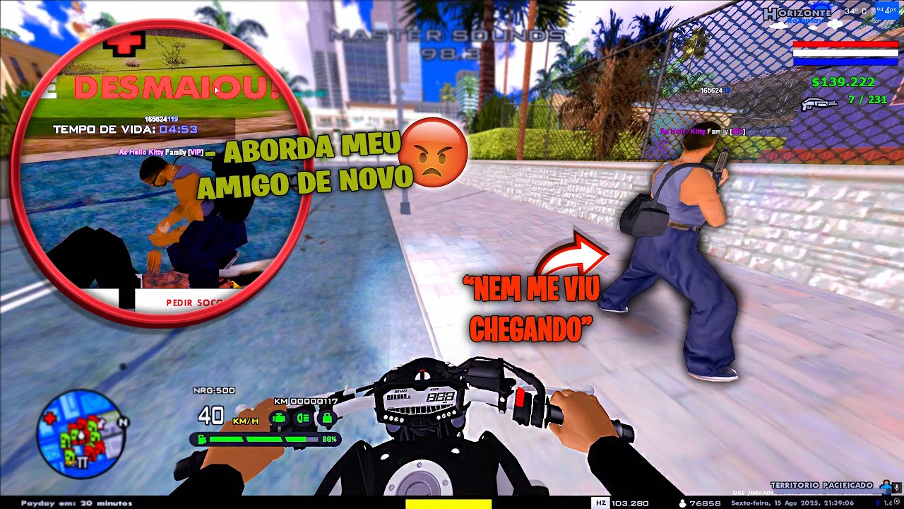 Hora da Vingança: Acerto de Contas no Servidor GTA SAMP
