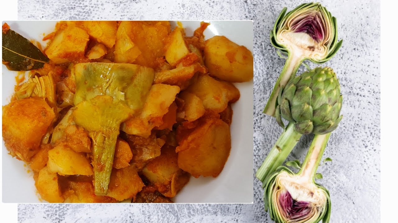 ⭐ Estofado de ALCACHOFAS con PATATAS. Recetas con ALCACHOFAS⭐