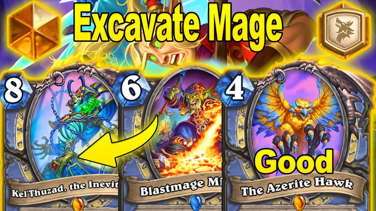 Excavating Spooky Skeletons With My Frozen Mage Super Powers! Showdown in the Badlands | Hearthstone