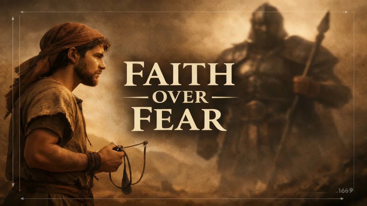 Bible stories of faith. David and Goliath story of faith
