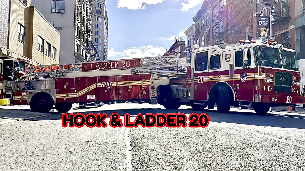 🌟 FLEET FRIDAY 🌟 FDNY HOOK & LADDER 20 ~ TRACTOR DRAWN AERIAL ~ TILLER