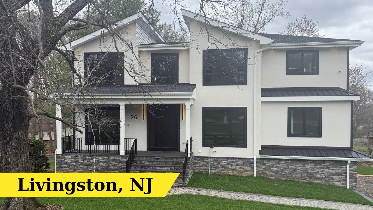 Modern Luxury Redefined: Smart Home Tour with Outdoor Oasis! | Livingston NJ