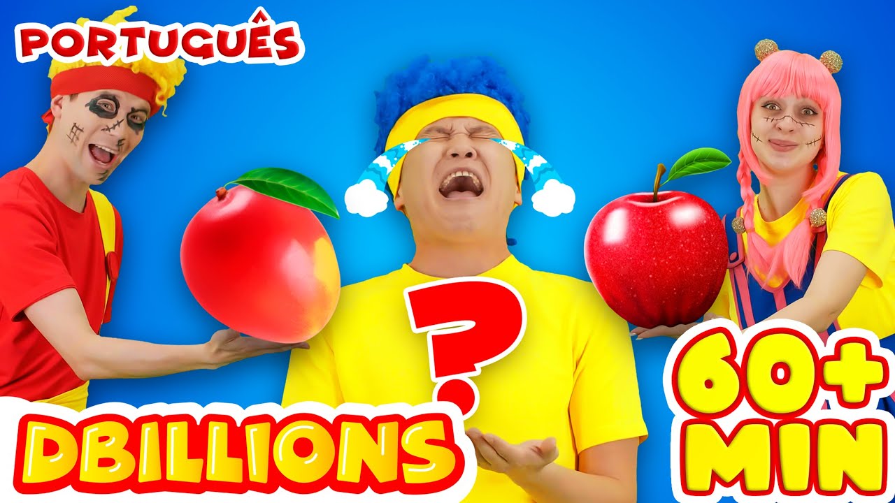 Feliz Cha-Cha me de Uma Ma&ccedil;&atilde; + Mega Compila&ccedil;&atilde;o D Billions Musicas Infantis