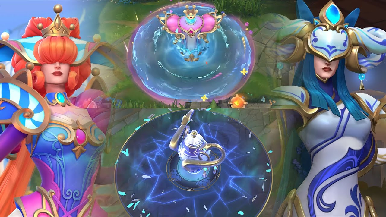 【Comparison】 Porcelain Lissandra Vs Garden Party Lissandra - LOL: Wild Rift